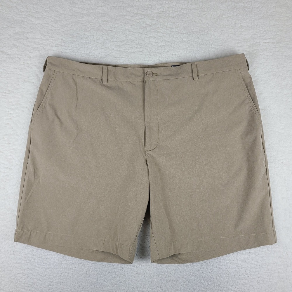 Vineyard Vines Breaker Shorts Mens 48B Beige 10" Inseam Hybrid Chino Performance